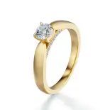 Pierścionek z małym diamentem 0.30ct SBPZ_046